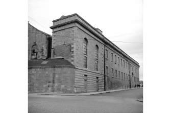 Dundee, Dens Road, Constable Jute Works
View from SW showing SSE front of S block and SSE and WSW fronts of smaller engine house