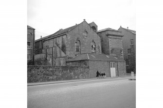 Dundee, Dens Road, Constable Jute Works
View from W showing WSW front of smaller engine house and WSW front of larger engine house