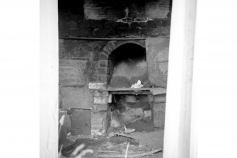 Stravithie Mill, Interior
View of kiln showing firehole