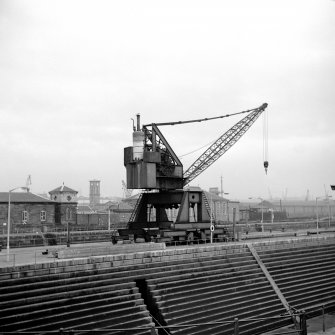 Glasgow, 18 Clydebrae Street, Govan Graving Dock
View of steam crane by dock side