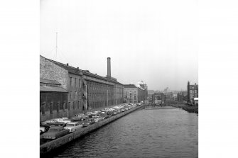 Edinburgh, Dundee Street, North British Rubber Company Works
View over Union Canal basin