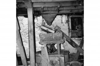 Meikle Millbank Mill; Interior
View of grindstones and hopper