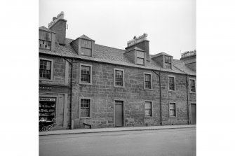 Catrine, 2-14 Mill Street, Shops and Terraced Houses
View from SW showing SSW front of numbers 10-12