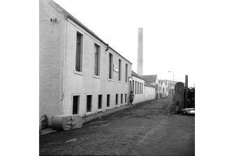 Stewarton, Bridgend, Bridgend Mills
View from N showing WNW front of N part of works