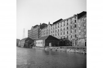 Glasgow, North Speirs Wharf, Sugar Refinery
View from SW across canal