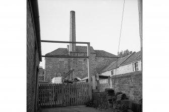 St Andrews, Argyle Street, Argyle Brewery
View from S showing part of WSW front of W block with chimney and NW block in background