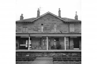 Cupar, Station Road, Station and Associated Buildings
View from SE showing SE front of central part of main station building