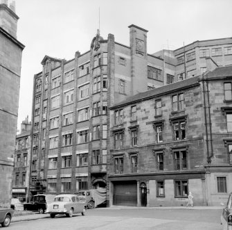 Glasgow, 15-35 Clarendon Street, City Bakeries
General view from ESE showing SE front