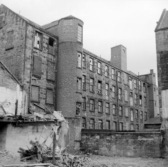 Glasgow, 335 St Vincent Street, Merino Spinning Mill
View from W showing SSW front