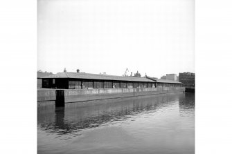 Glasgow, Kingston Dock
View of warehouses along N edge of dock, from SW