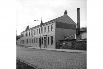 Glasgow, 126-140 Cornwall Street, Vulcan Tube Works
View from NE showing productive buildings, office and warehouse block to left
