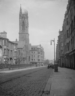 Edinburgh, Gilmore Place.
View of Gilmore Place and Viewforth Church.