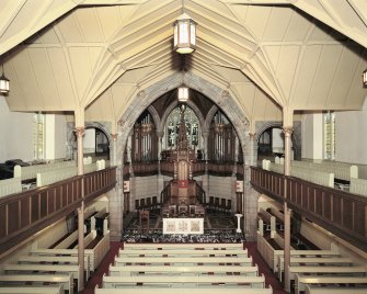 Alloa, Bedford Place, Alloa West Church, interior view.