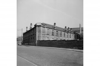 Glasgow, 50 Ruchill Street, Oil and Colour Works
View of frontage on N side of Ruchill Street, from SW