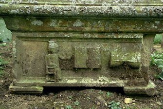 Detail of chest tomb.