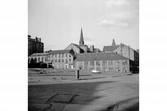 Glasgow, 335 St Vincent Street, Merino Spinning Mill
View from SW, Merino mill on left, 40 William Street on right