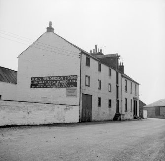 Kingholm Quay, Mill House and Warehouse
View from NNE showing NW front of warehouse and Mill House