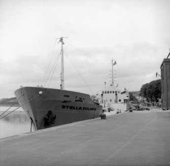 Kirkcudbright Harbour
View from SW showing M.V. Stella Polaris docked at harbour