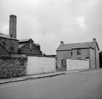 Castle Douglas, Marle Street, Gasworks
View from E showing NE front and part of SE front of 1 Marle Street with other blocks of gasworks on left