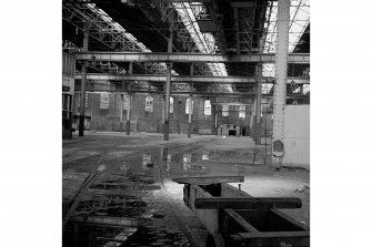 Glasgow, Clydebrae Street, Harland and Wolff Shipbuilding Yard, Interior
View of platers shed