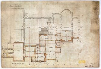 Abbotsford, scanned image of drawing.