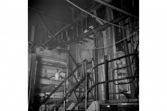 Alloa, Glasshouse Loan, Alloa Glass Works, Glass Cone; Interior
View of modern glassworks housed within glass cone