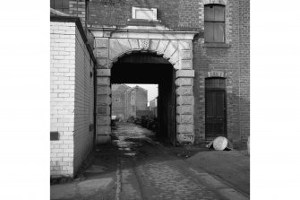 Glasgow, 312 Broomloan Road, Tarpaulin Works
View of entranceway