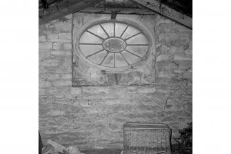 New Lanark, Mill No.3; Interior
Detail of oval window in pediment