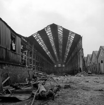 Glasgow, Carlisle Street, Cowlairs Works; Interior
General view of partly demolished buildings