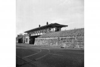 Glasgow, South Street, Whiteinch Station
View from SE showing SSW and ESE fronts