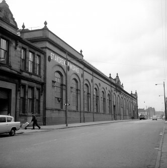 Glasgow, 197-199 Pollokshaws Road, St Andrew's Printing Works
View of office building, from SW