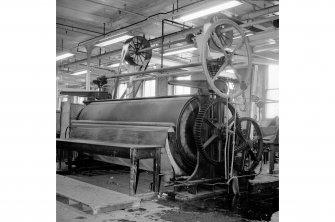 Perth, 1 Mill Street, Pullar's Dyeworks; Interior
View of single roll shell machine