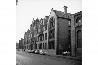 Glasgow, Duke Street, Parkhead Forge
View from SSE showing SW front and part of SE front of main office block