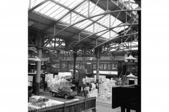 Glasgow, 60-106 Candleriggs, City Hall and Bazaar, Interior
View showing new part