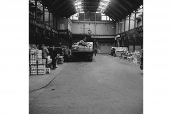 Glasgow, 60-106 Candleriggs, City Hall and Bazaar, Interior
View of old part showing main hall