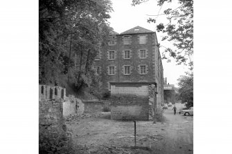 Galashiels, Buckholm Mill
View from NW showing part of NW front of main block
