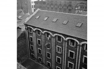 Glasgow, 27 Washington Street, Anderston Grain Mills
View from 'Twin Sister' looking WSW showing E front of S block