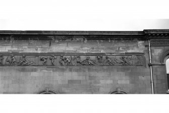 Edinburgh, 35 Constitution Street.
Detail of south section of frieze.