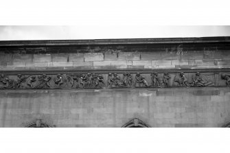 Edinburgh, 35 Constitution Street.
Detail of central section of frieze.
