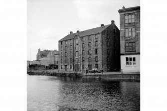 Edinburgh, Commercial Wharf, Warehouse
View from E showing SE front and part of NE front