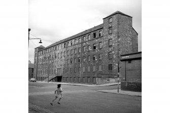 Glasgow, 6-12 Burns Street, South Sawmillfield Mill
View from SW