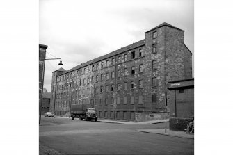 Glasgow, 6-12 Burns Street, South Sawmillfield Mill
View from SW