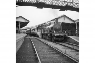 Forres Station
View showing the Highland Railway Centenary Train to Inverness