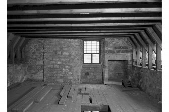 Edinburgh, 13 Water's Close, 'Lamb's House', interior.
View of 3rd floor South-East gable.