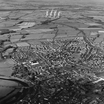 Annan, oblique aerial view, taken from the SSW.