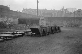 Glasgow, 229-231 Castle Street, St Rollox Chemical Works
View showing sulpher barrows