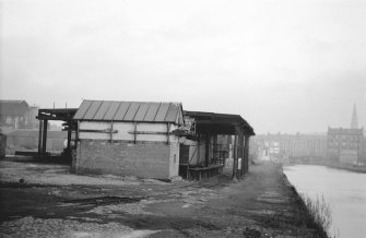 Glasgow, 229-231 Castle Street, St Rollox Chemical Works
View from WSW showing W and S fronts of acid loading bay