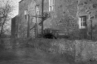 View from SSW showing waterwheel
