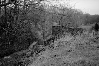 View from S showing remains of mill