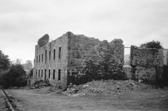 View showing ruin of cotton mill